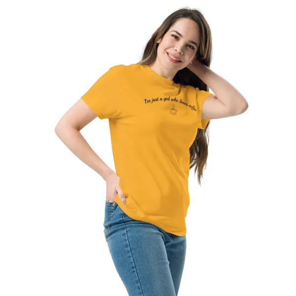 Yardie's "Loves Coffee" Woman's classic tee - Image 15
