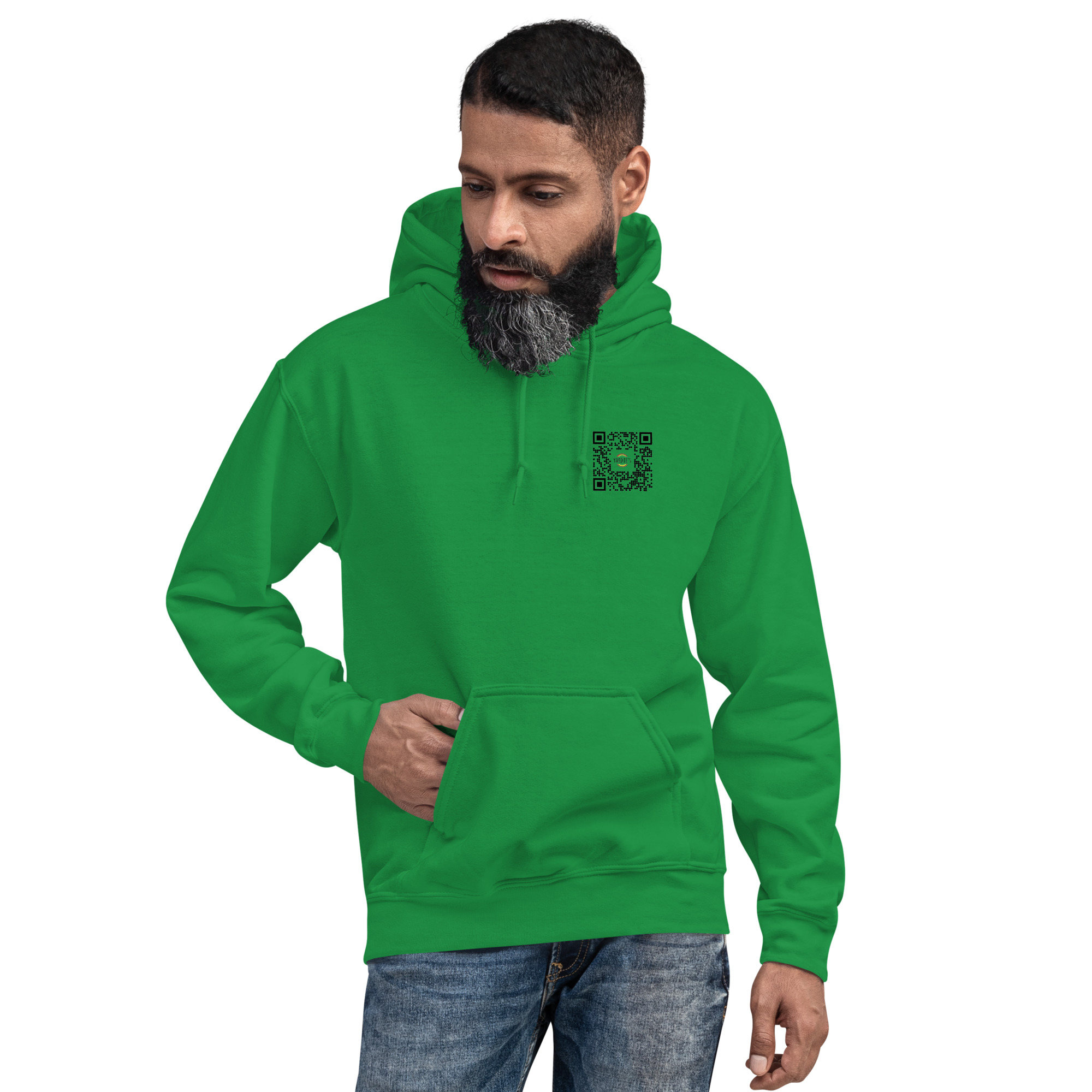 Yardie's QR Logo Unisex Hoodie - Image 11