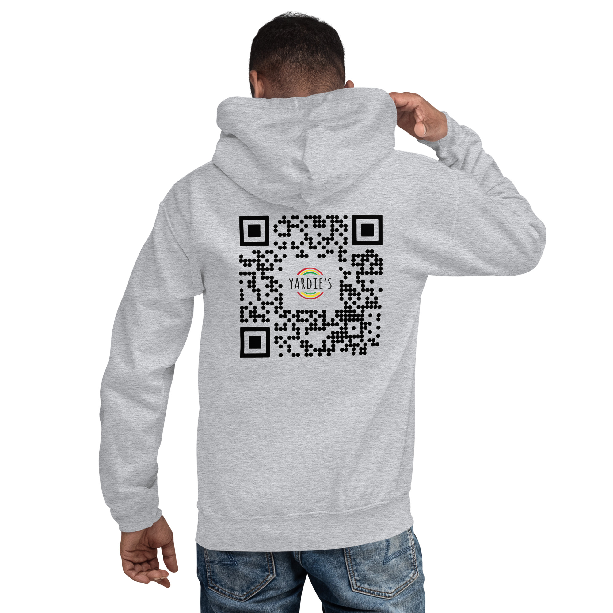 Yardie's QR Logo Unisex Hoodie - Image 16