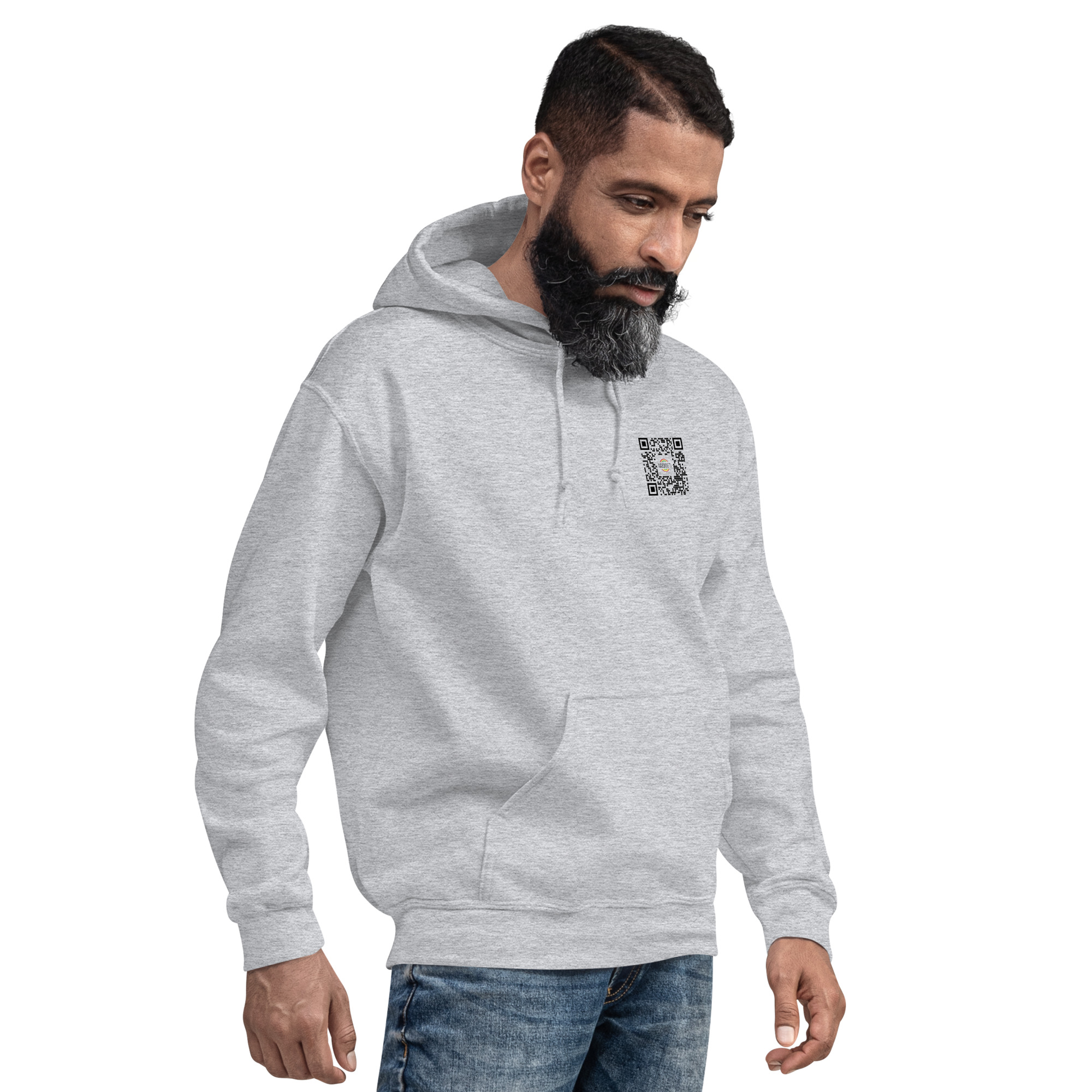 Yardie's QR Logo Unisex Hoodie - Image 18